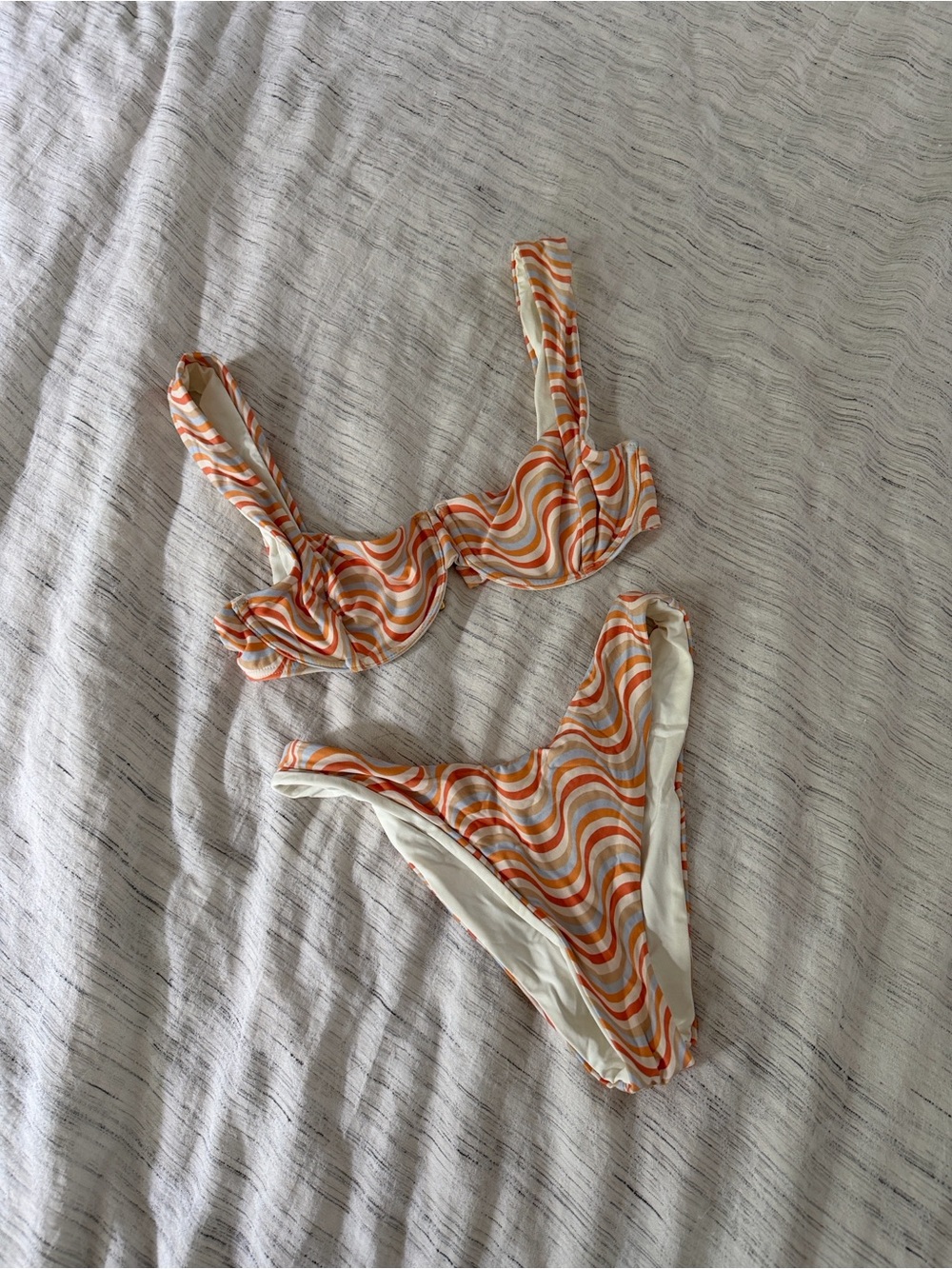 LSpace x Hanna Montazami Bikini Set in Saltwater Swirl
